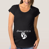 Baby Loading Printed Maternity T Shirt Pregnant