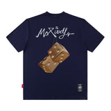 Men's T Shirt Printed Short-Sleeved T-shirt Men's Ins All-Match Loose
