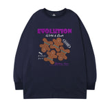 Men Long Sleeve Shirt XINGX Printed Long-Sleeved Top Hip Hop T-shirt Men and Women Loose