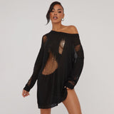 Women's Desses Knitted Dress Autumn Women's Long-Sleeved Skirt