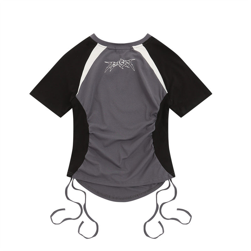 Women T-shirt Short-Sleeved T-shirt Women's round-Neck Printed Top