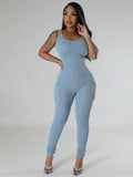 Women Jumpsuit Slim Sleeveless Yoga Jumpsuit Jumpsuit