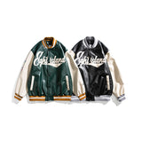 Varsity Jacket Vintage Jacket Retro Leather Baseball Uniform for Men