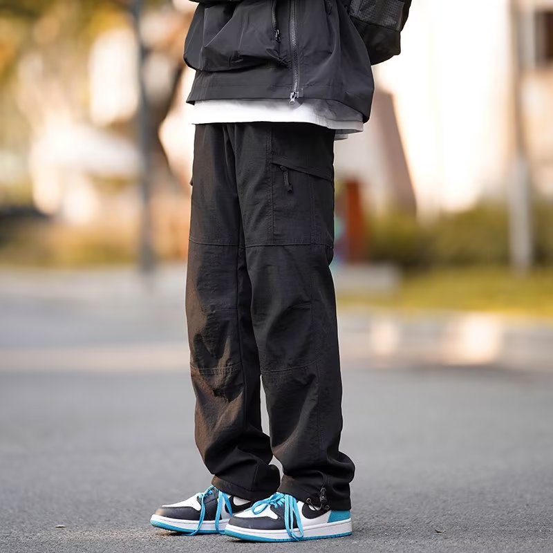 Men Sweatpants Outdoor Men's Summer Versatile Loose Straight Tactical Pants