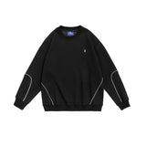 Unisex Hoodie All-Match Top Loose Crew Neck Sweater Coat Men