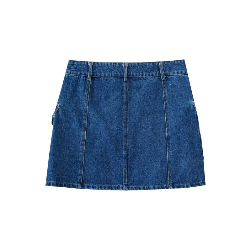 Women Skirt Spring and Autumn Workwear Denim Skirt Skirt