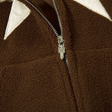 Men Hoodie Winter Hooded Jacket Men's Vibe Paste Cloth Embroidery Five-Pointed Star