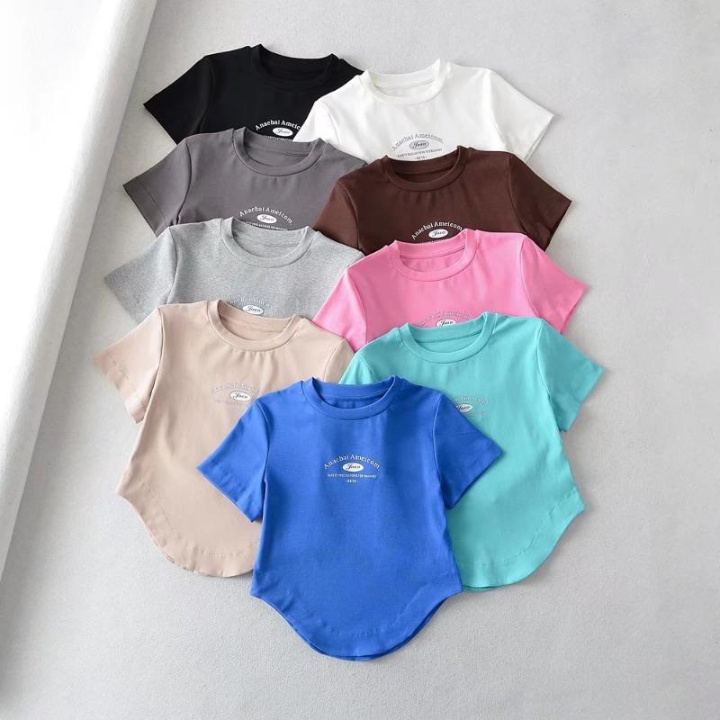Women T-shirt Vintage Print Short Sleeves T-shirt Women's Summer Casual