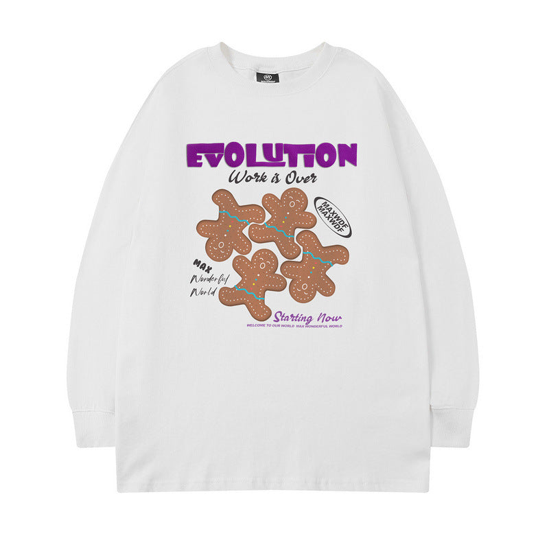 Men Long Sleeve Shirt Hiphop Sweater Men's Hip Hop Long Sleeve T-shirt