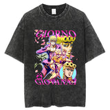 JoJo Bizarre Adventure Golden Wind T-Shirt Men Hip Hop