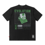 Men's T Shirt Printed Short-Sleeved Men's Retro Ins All-Match T-shirt
