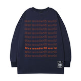 Men Long Sleeve Shirt Hip-Hop Fashionable Brand Autumn and Winter Long Sleeve T-shirt Men and Women Hiphop Loose
