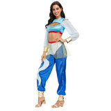 Arabian Nights Theme Dress All Saints Lamp of Aladdin Princess Jasmine Cosplay Uniform