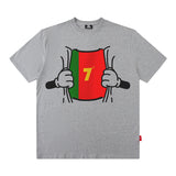 Men T Shirt Spring and Summer Short Sleeve T-shirt Street Style Loose
