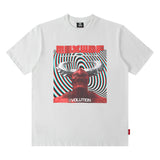 Men T Shirt Loose High Street Short-Sleeved T-shirt Men's Fashion Printing