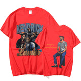 Kendrick Lamar T Shirts Kendrick Lamar Good Kid Double Sided Print T-shirt for Men