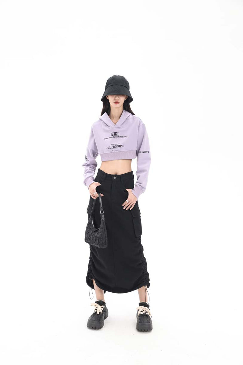 Unisex Jacket Autumn Hooded Short Sweater