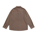 Men Long Sleeved T Shirt Embroidered Shirt Men's Spring and Autumn Long Sleeve Lapel Shirt Outer Wear Loose