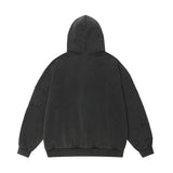 Men Hoodie Washed and Worn Hooded Jacket Men's Autumn and Winter