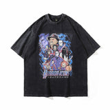 Men T Shirt Short-Sleeved T-shirt Men's Loose Retro Ins Street Couple