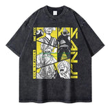 2024Roronoa Zoro T-shirts Vintage Washed Anime One Piece