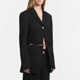 Frankie Shop Hourglass Blazer Spring Short Suit Jacket