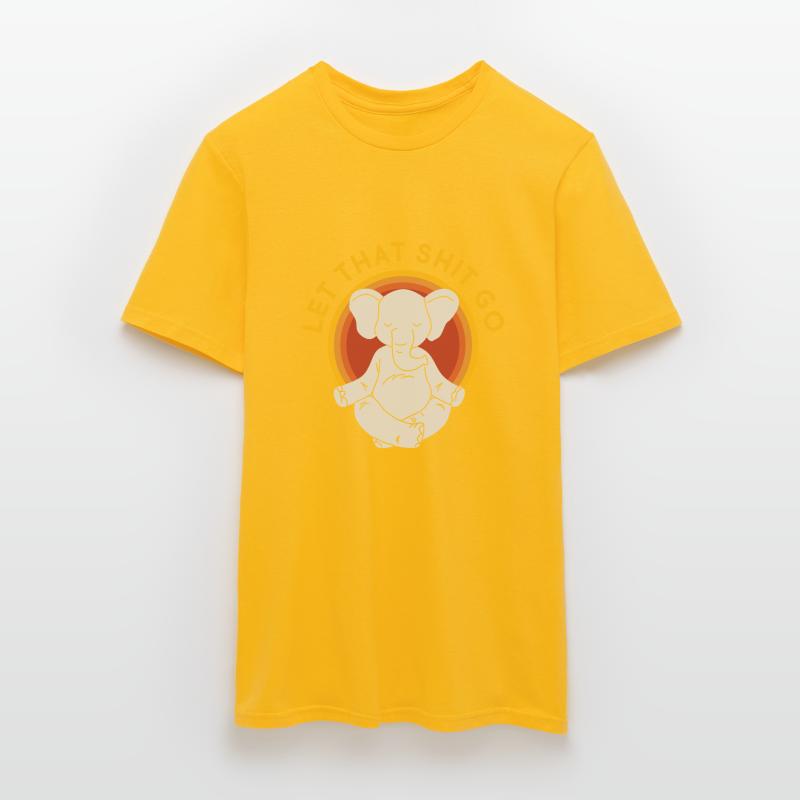 New Limited Funny Let go Buddha Vintage Retro