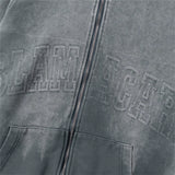 Men Hoodie Hoodie Coat Men's Autumn and Winter Loose Zipper