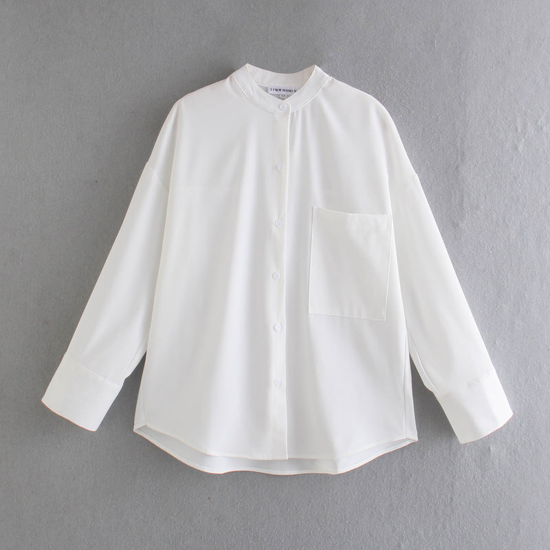 Women T-shirt Fall Women's Clothing Long Sleeve Loose Shirt