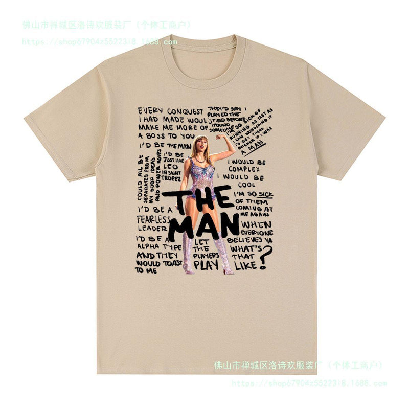 Taylor Vintage T-shirt Soft comfortable Birthday Gift Cotton