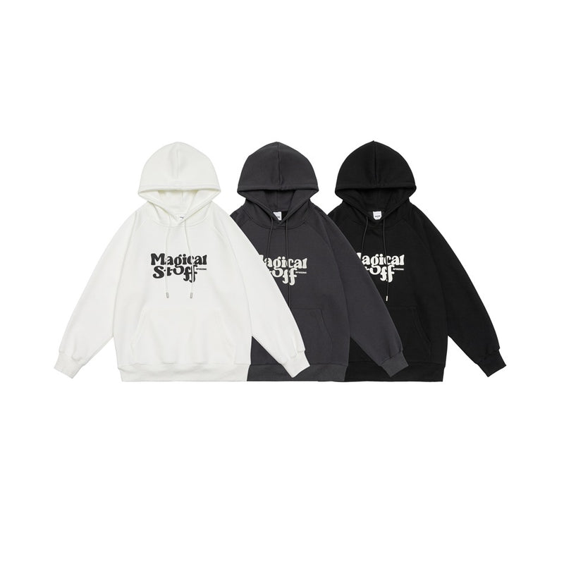 Unisex Hoodie Loose Hooded Sweater Men's and Women's Couple's Tops Coat