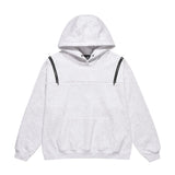 Men Fleece Lined Hoodie Sweater Men's Winter Hooded Pullover Fashion Brand High Street Vibe Loose