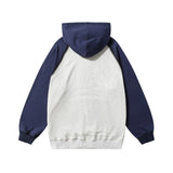 Men Hoodie Airbrush Outline Printed Hoodie