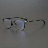 CHH Chrome Hearts Glasses Refined Pure Titanium Ultra Light Retro Box Business Eye Myopia Mirror Frame