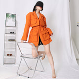 Frankie Shop Hourglass Blzer Suit Jacket Autumn Loose Casual