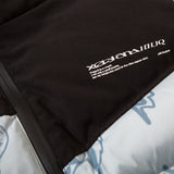 Men Cotton Padded Jacket Coat Printed Stitching Cotton Coat Jacket Men's Ins Loose down Jacket Cotton-Padded Jacket