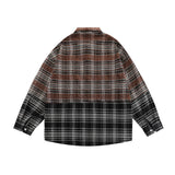 Men's Long Sleeve T Shirt Men's Spring and Autumn Stitching Embroidered Letter Long Sleeve Shirt