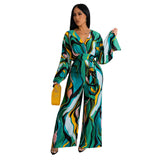Jungle Print Maxi Dress Fashion Women's Wear Casual Printing