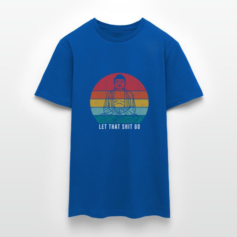 Shirt Regenbogen-gestreifte Buddha-Perlen Aura-Segen