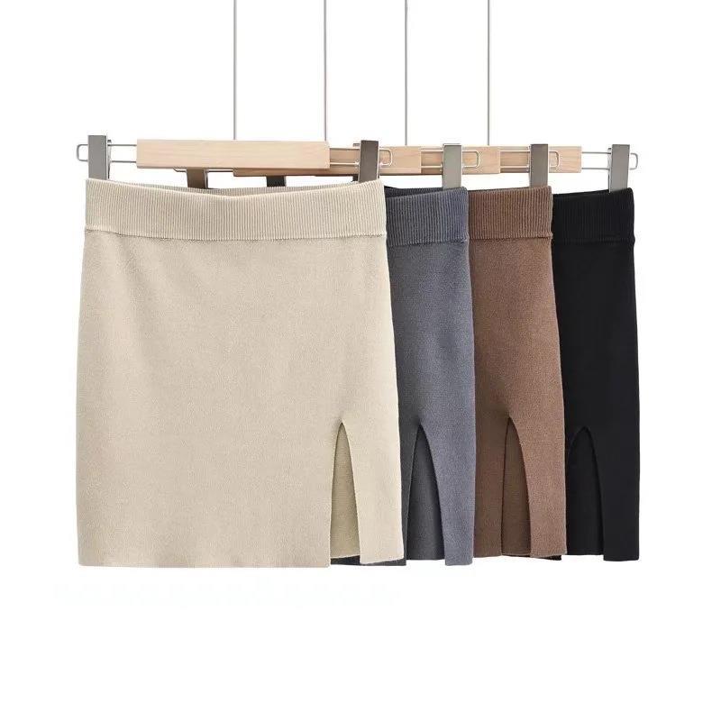 Women Skirt Spring Knitted Skirt