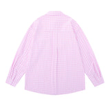 Men Long Sleeved T Shirt Spring and Autumn Yarn-Dyed Plaid Long Sleeve Shirt Men's Fashion Brand Bowknot Shirt