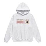Men Fleece Lined Hoodie Fall/Winter Hoodie Men's Loose Leisure Pullover Letter Printing Oversize