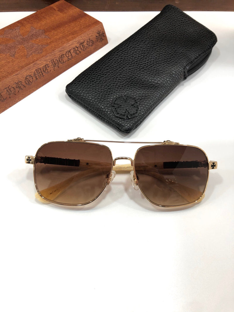 Chrome Hearts Sunglasses Light Luxury Large Frame Fashion Retro Sunglasses