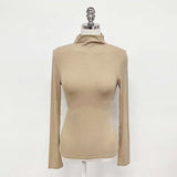 Women Long Sleeve Shirt Slim Fit Autumn and Winter