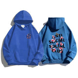 ANTI letter trendy women's cotton hoodie oversized