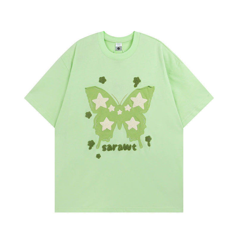 Men T Shirt Fashion Brand Lovers Wild Short-Sleeved T-shirt Men and Women
