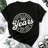 Best Of 50th Birthday Gifts T Shirts Women's summer Funny