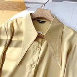 Women T-Shirt Shirt Women's Spring Drape Long Sleeve Shirt