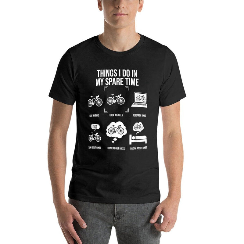 Things I Do In My Spare Time, Bicycle Cycling Lover T-Shirt