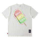 Men T Shirt Vintage Donut Print T-shirt Men and Women Hip Hop